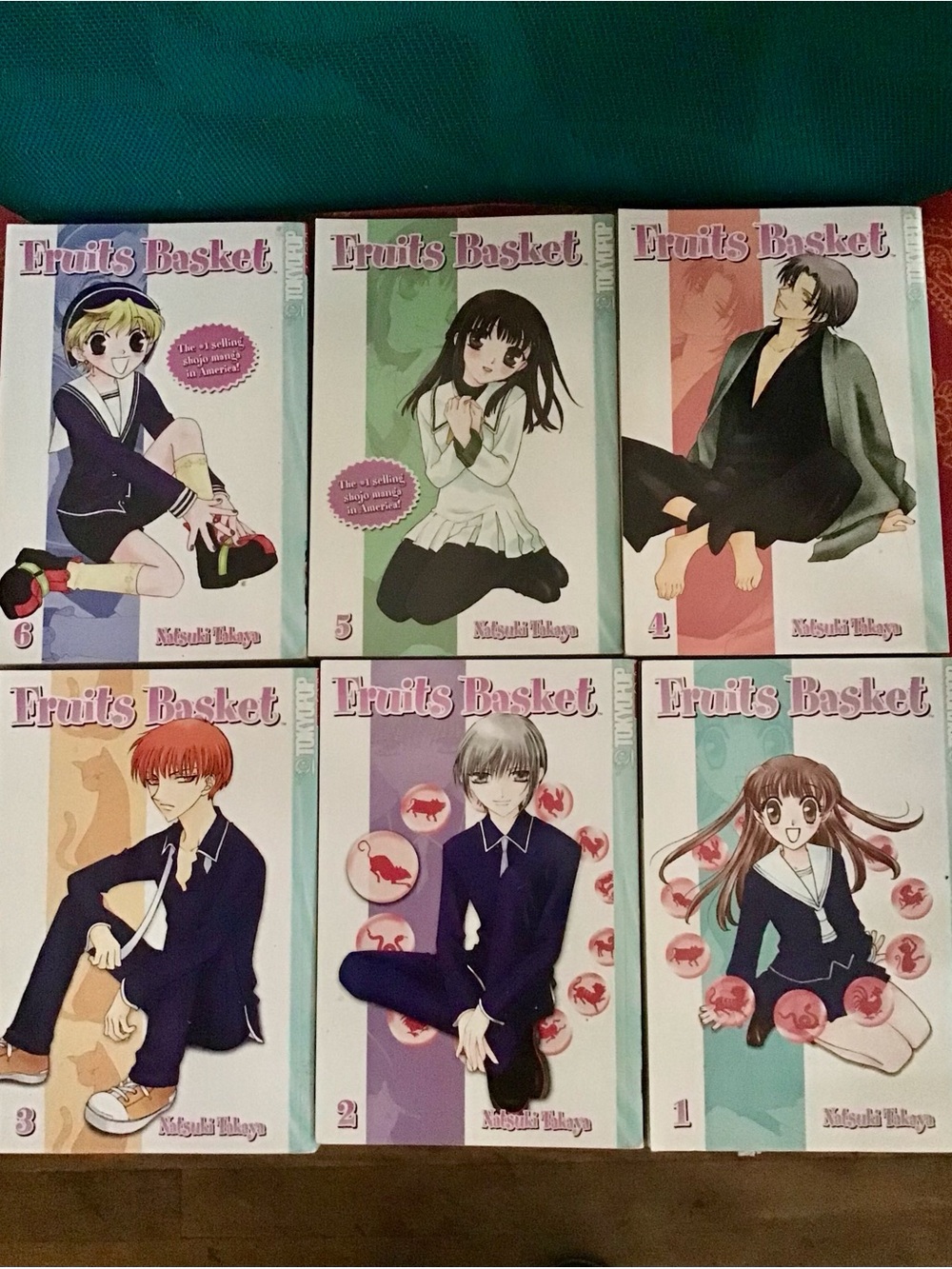 Fruits Basket Manga Set, vol. 1-6